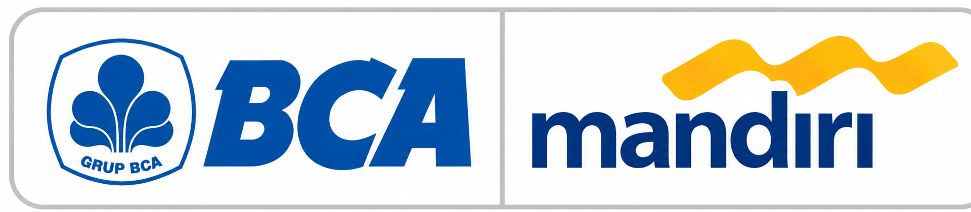Metode pembayaran BCA dan Mandiri